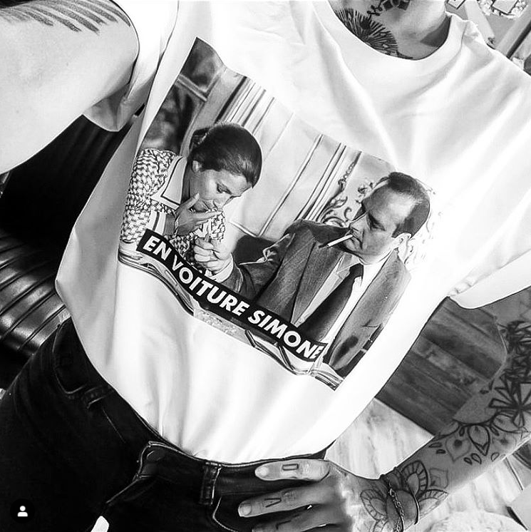 T-shirt EN VOITURE SIMONE / CHIRAC