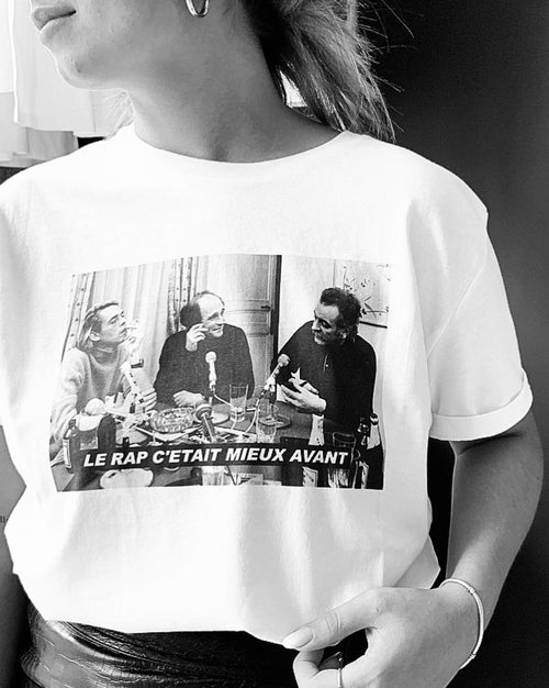T-shirt Brassens & Brel & Ferré LE RAP C'ETAIT MIEUX AVANT