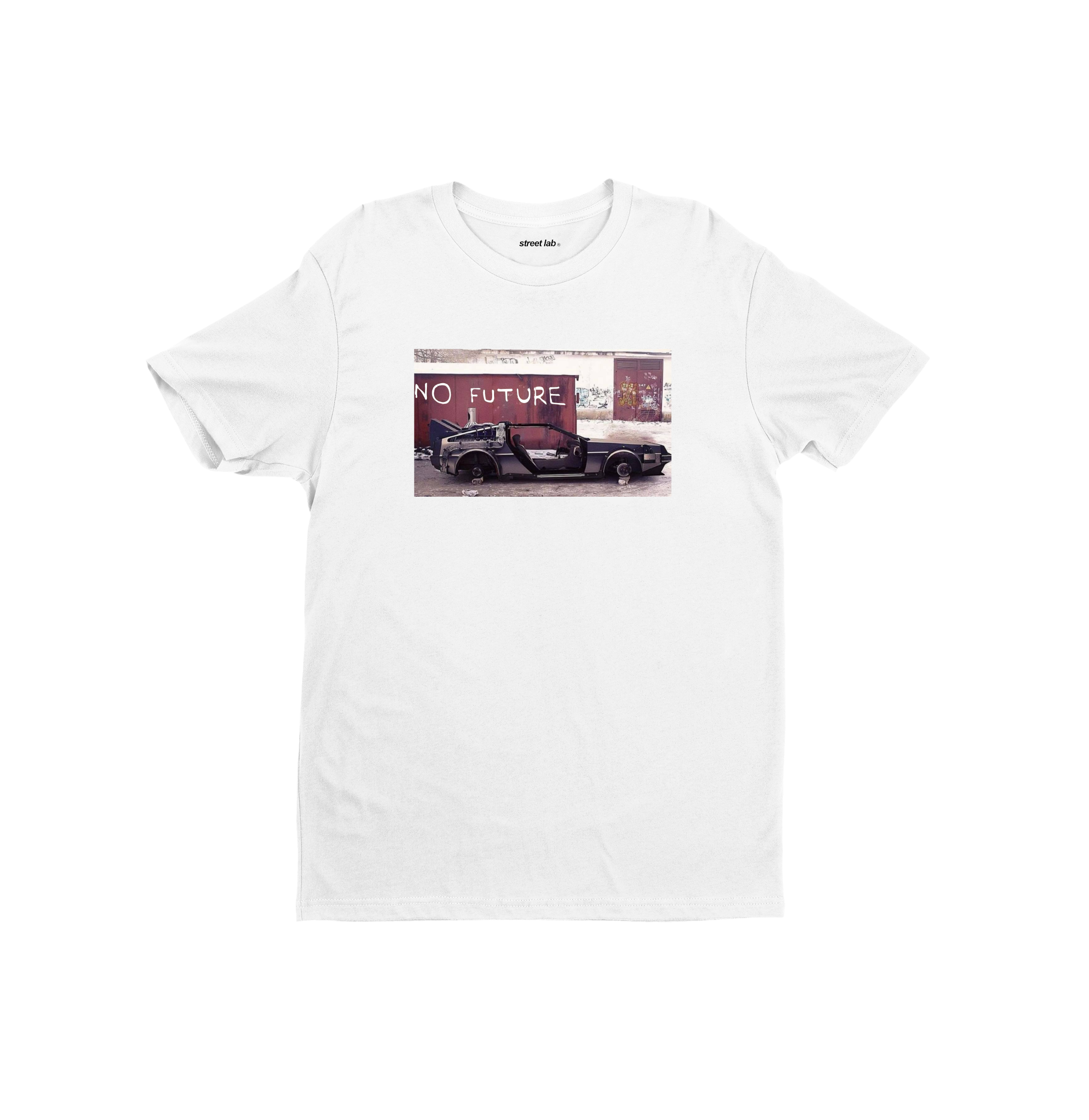 T-shirt NO FUTURE DeLorean DMC-12