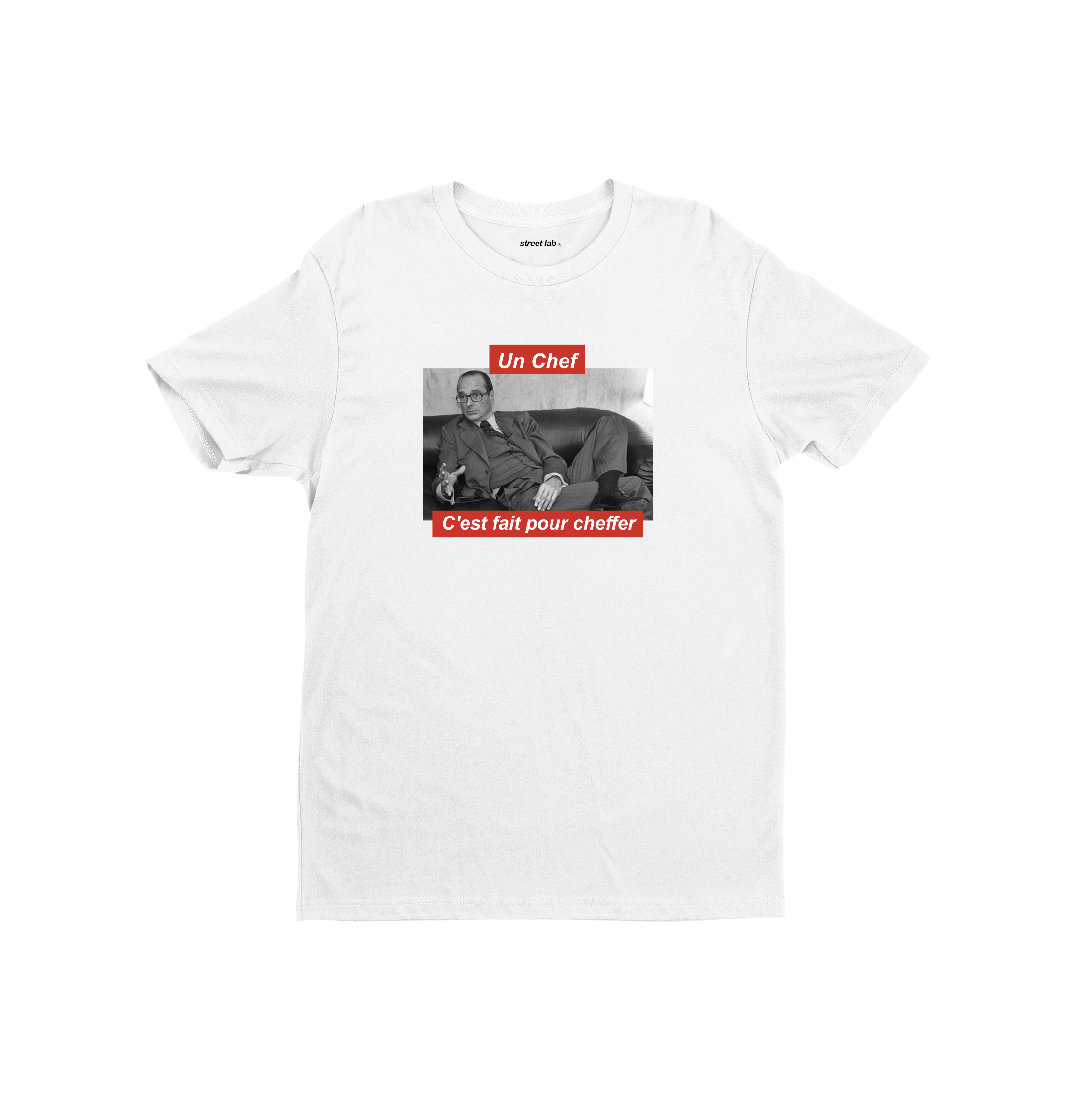 T-shirt UN CHEF JACQUES CHIRAC