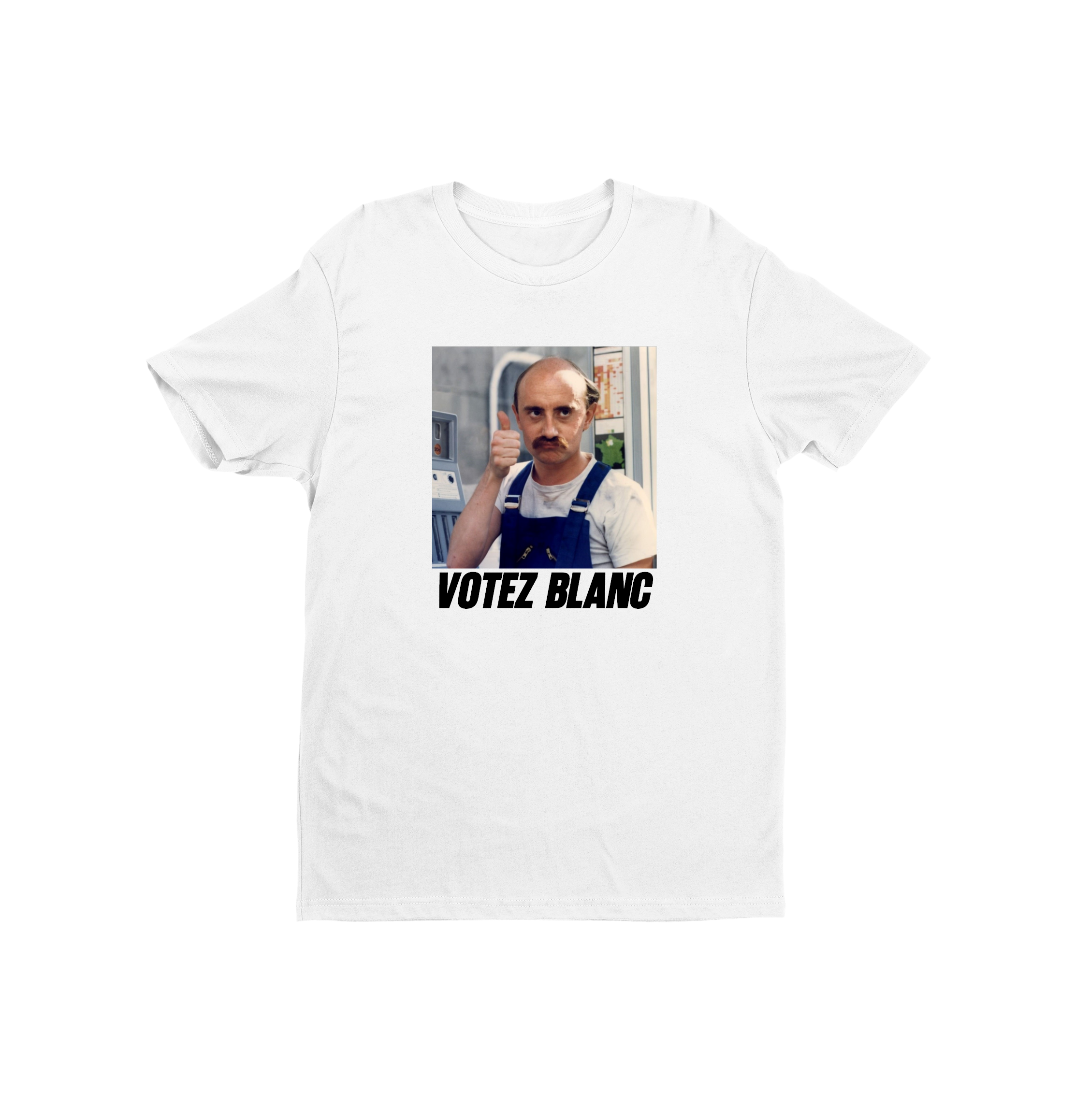T-shirt VOTEZ BLANC / MICHEL BLANC