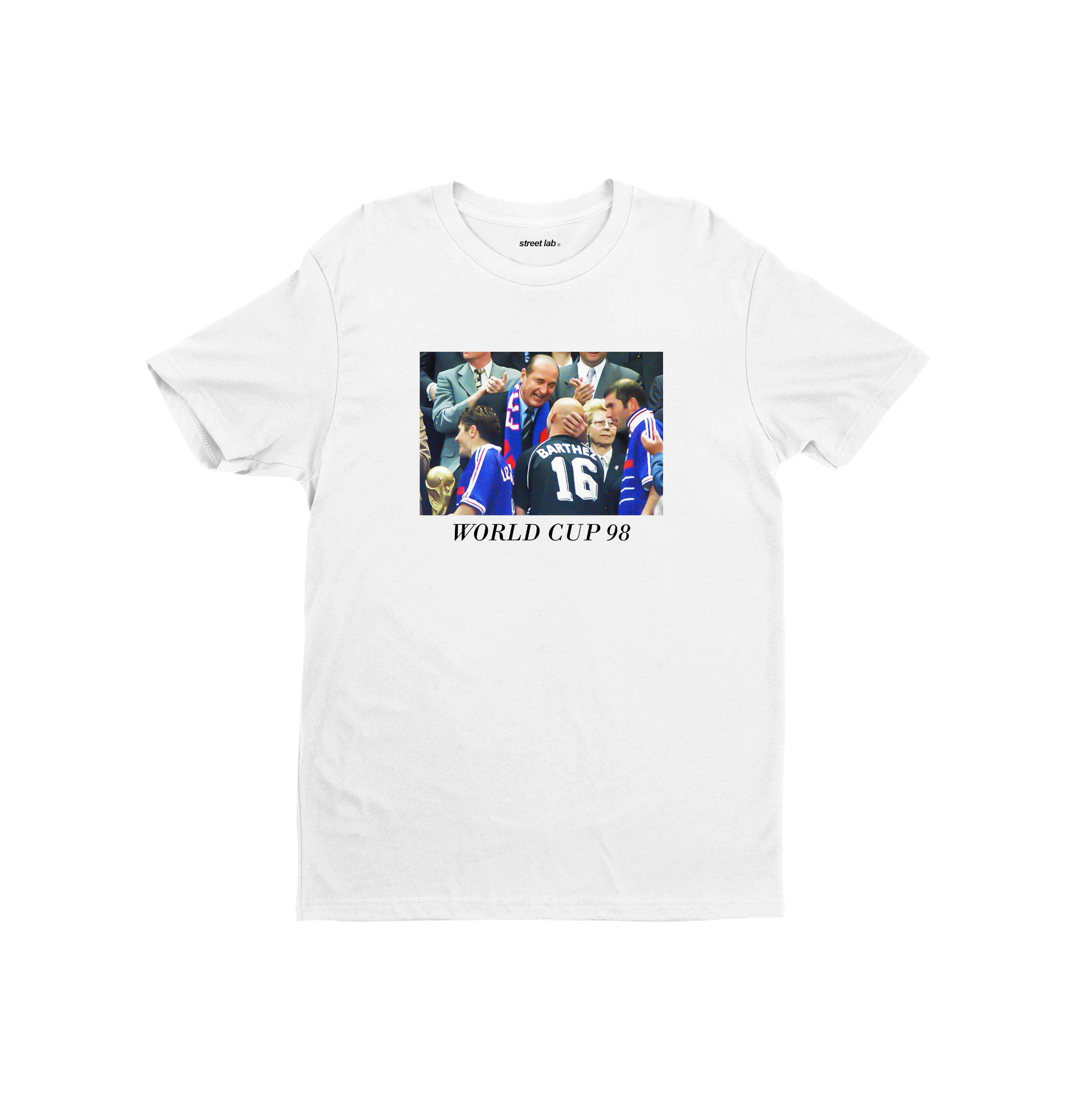 T-shirt WORLD CUP 98 / CHIRAC BARTHEZ
