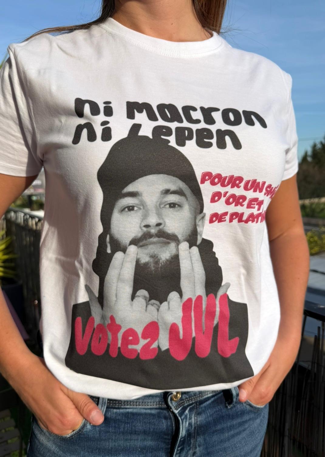 T-shirt VOTEZ JUL ROSE