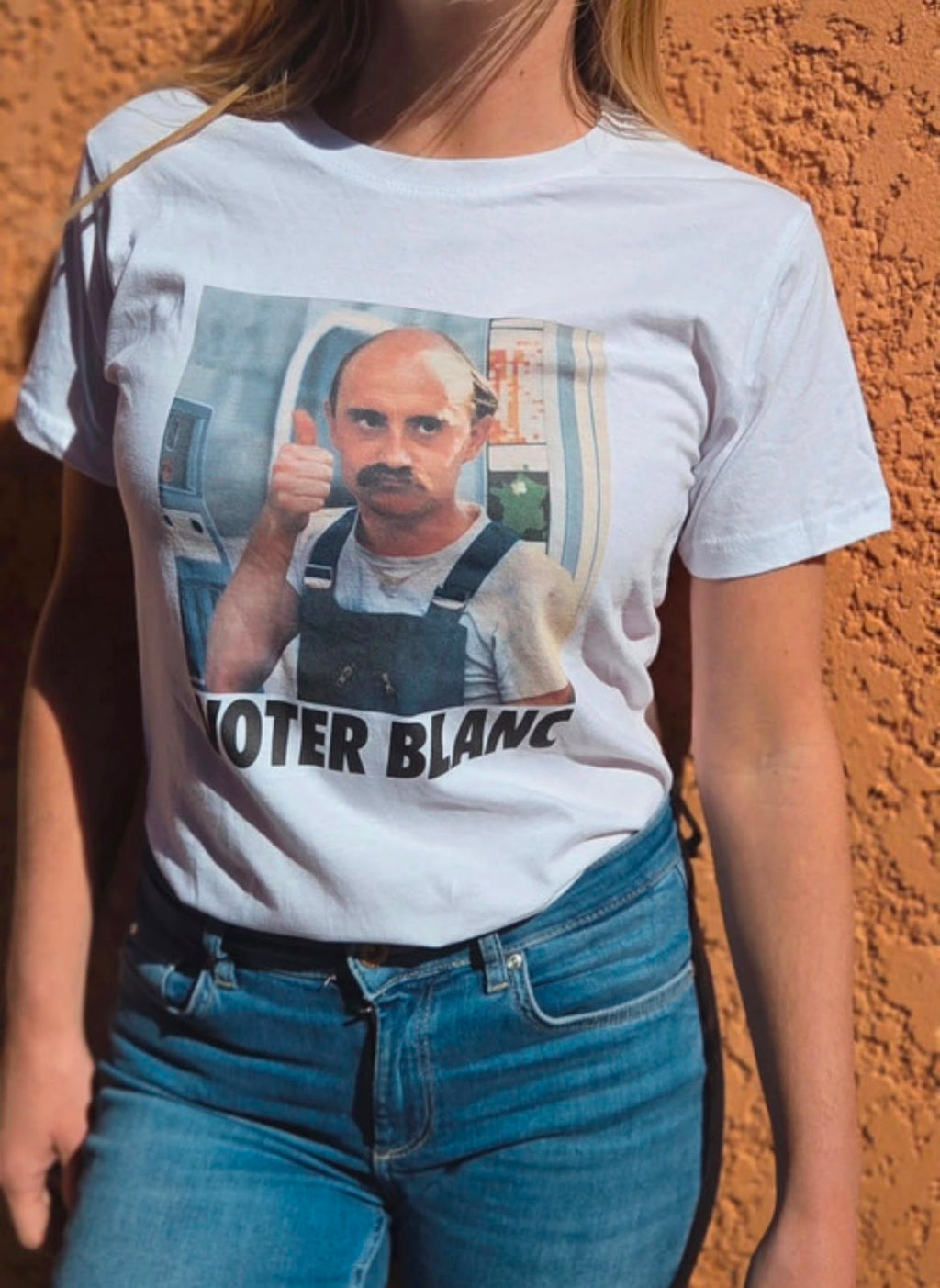 T-shirt VOTEZ BLANC / MICHEL BLANC