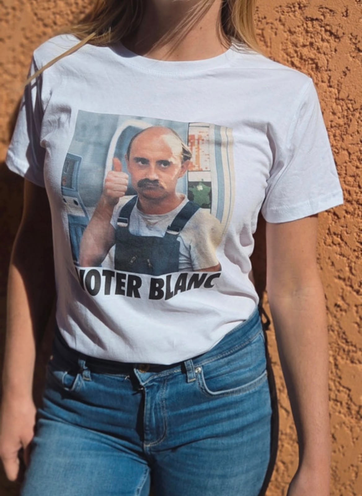 T-shirt VOTEZ BLANC / MICHEL BLANC